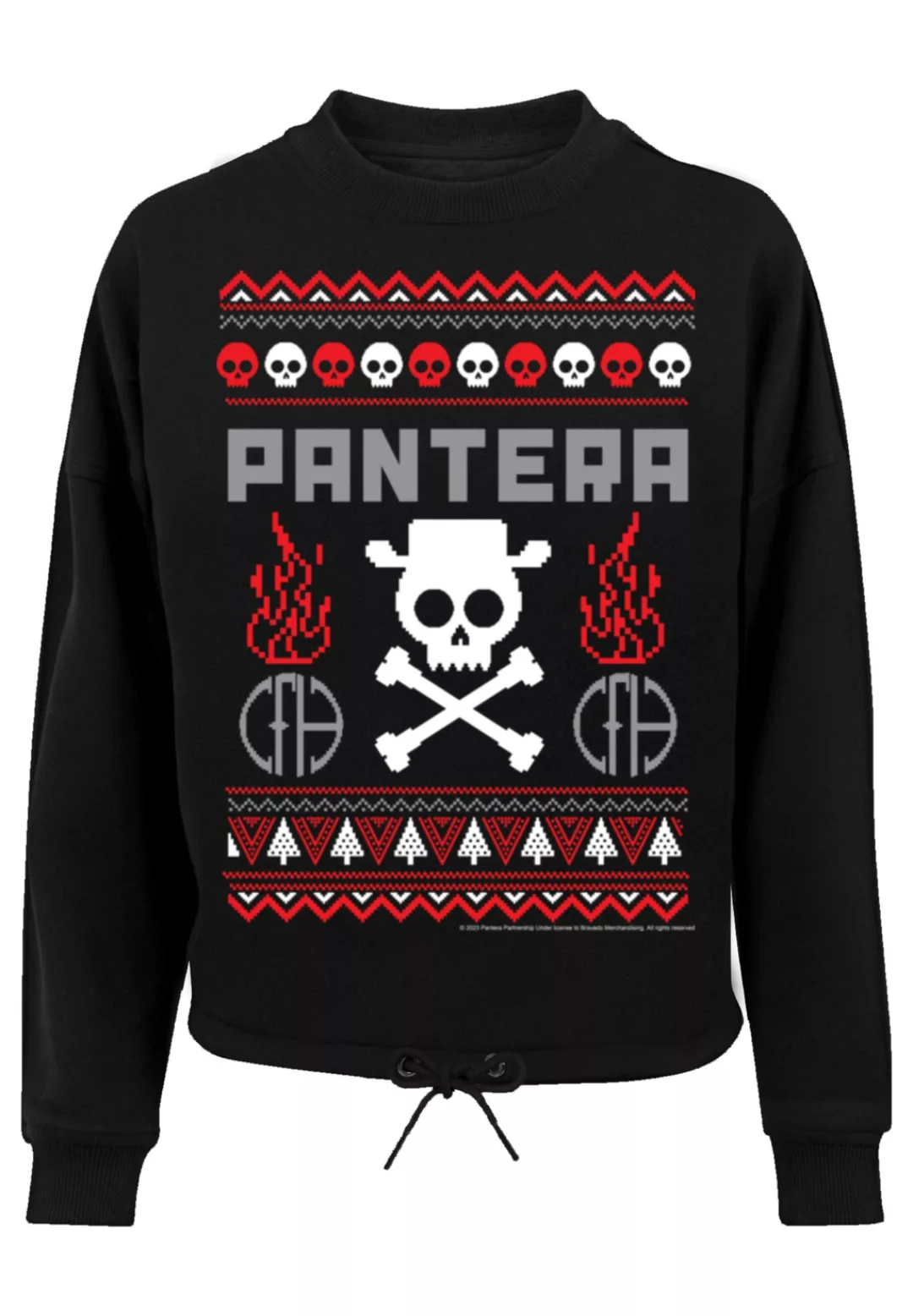 F4NT4STIC Sweatshirt "Pantera Weihnachten Christmas", Musik, Band, Logo günstig online kaufen