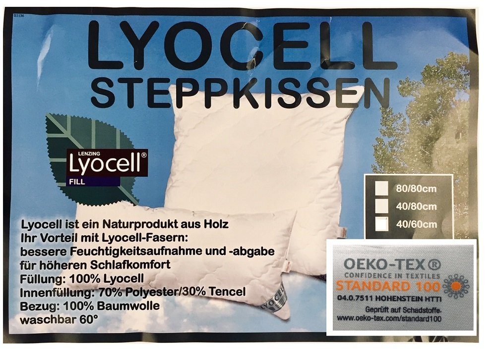 Bach's Bettenwelt Kopfkissen Lyocell/Tencel Kissen 40x60 günstig online kaufen