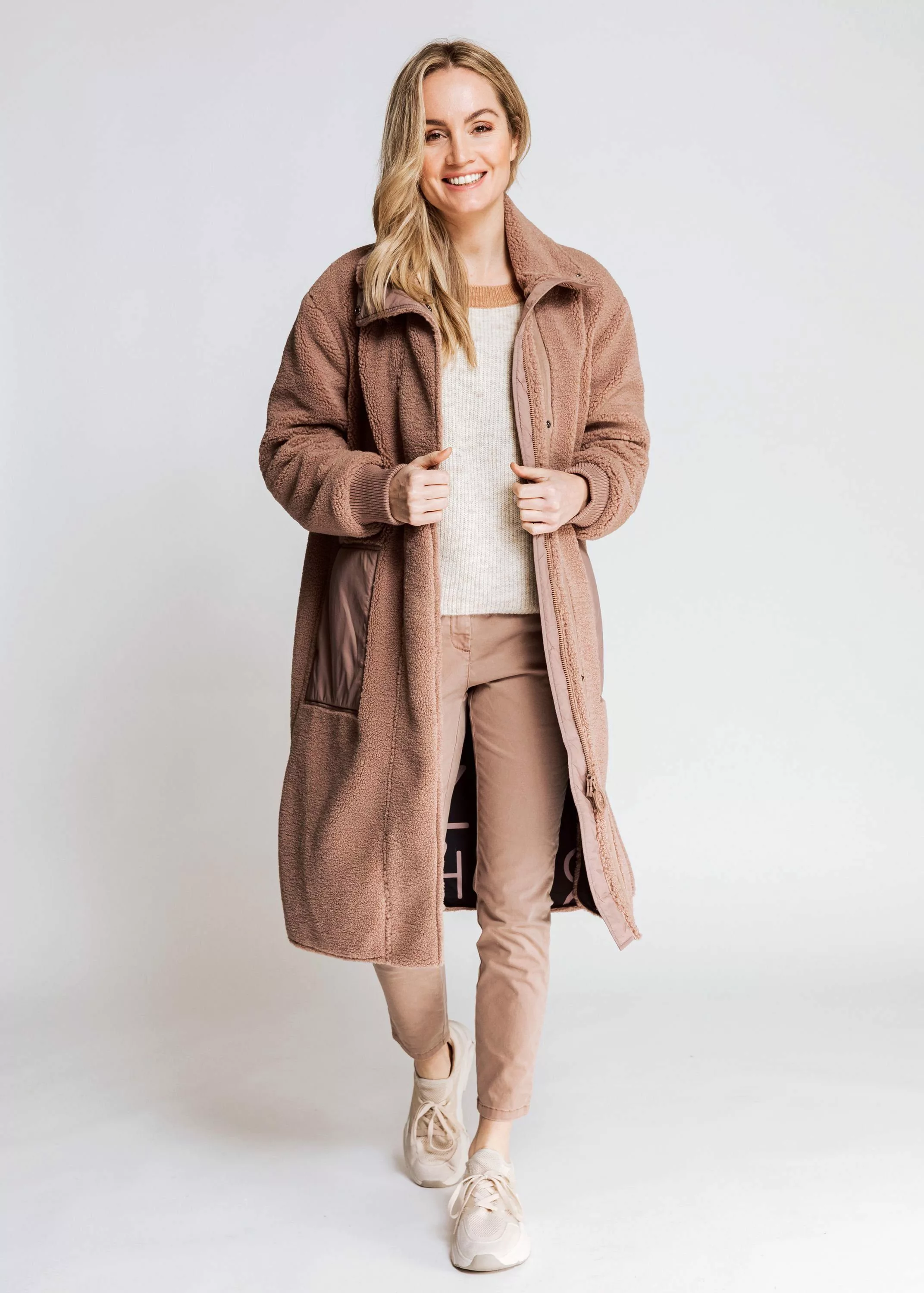 Zhrill Blouson Mantel PATHY Taupe (0-St) günstig online kaufen