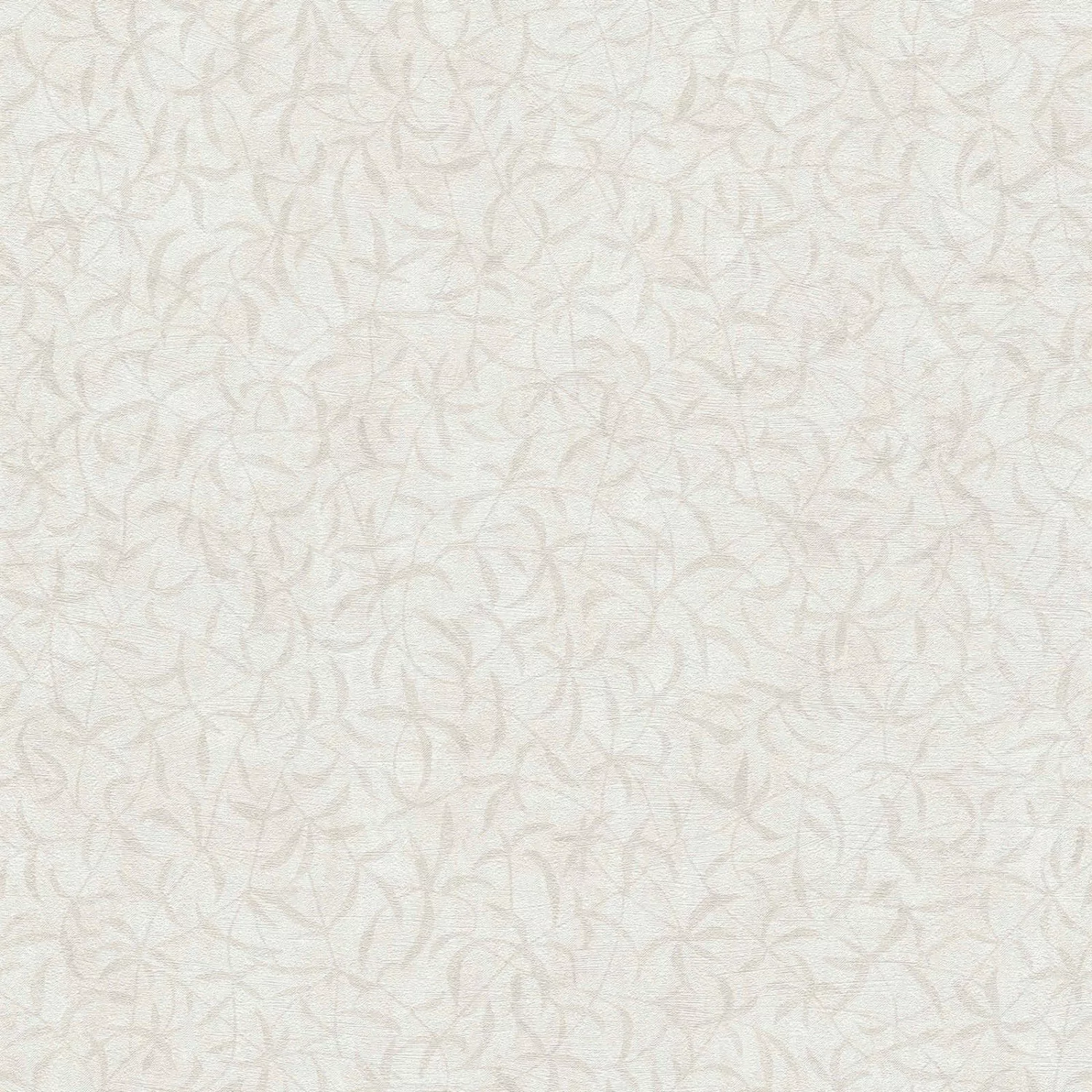 Bricoflor Blätter Tapete Beige Creme Florale Vliestapete mit Ranken Muster günstig online kaufen