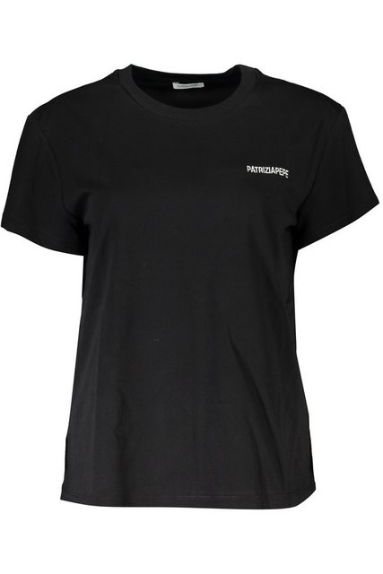 Patrizia Pepe T-Shirt Damen Kurzarm T-Shirt Schwarz – Bio-Baumwolle mit günstig online kaufen