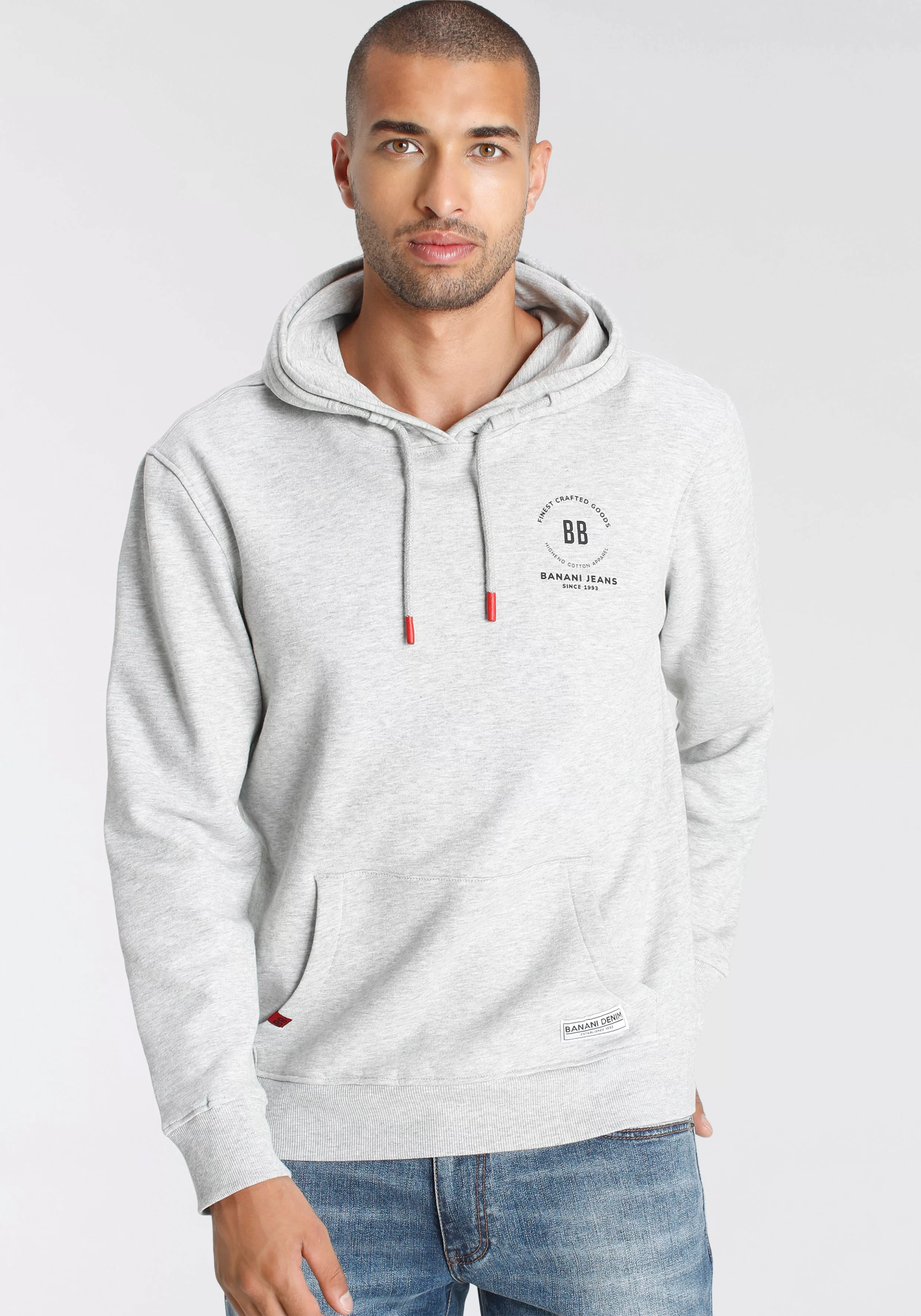 Bruno Banani Sweatshirt mit Brustprint günstig online kaufen