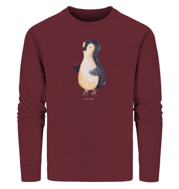 Mr. & Mrs. Panda Longpullover Größe XL Pinguin Marienkäfer - Burgundy - Ges günstig online kaufen