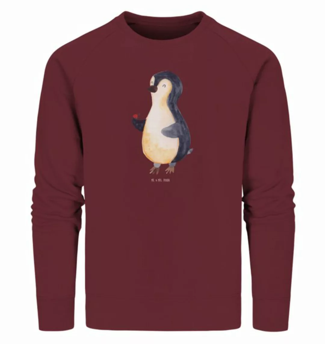 Mr. & Mrs. Panda Longpullover Größe L Pinguin Marienkäfer - Burgundy - Gesc günstig online kaufen