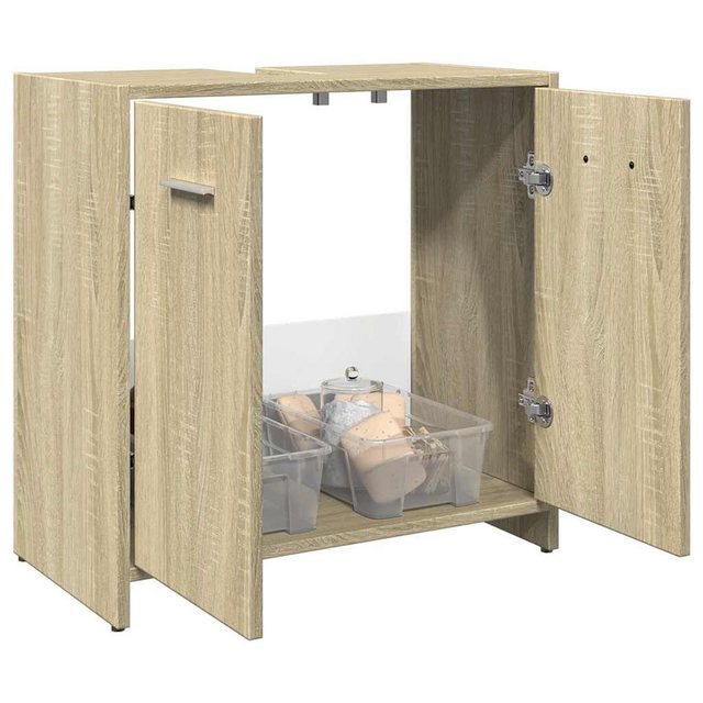 vidaXL Schrankmodule Waschbeckenunterschrank Sonoma-Eiche 60x33x60 cm Holzw günstig online kaufen