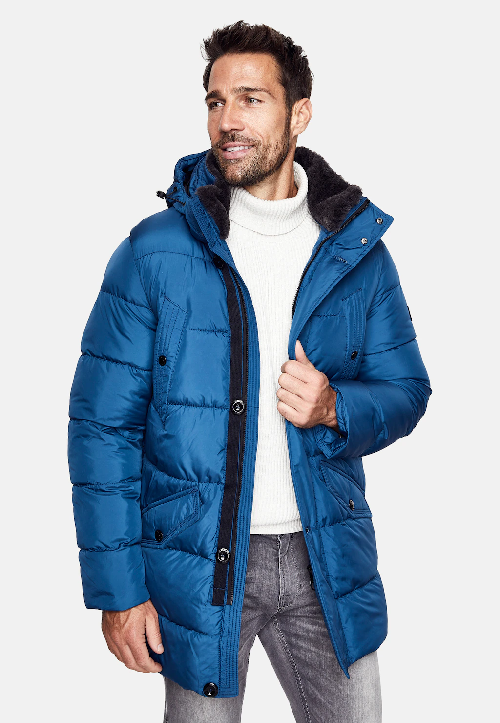 New Canadian Parka "Lightwear-Stepp Parka", mit abnehmbarer Kapuze günstig online kaufen