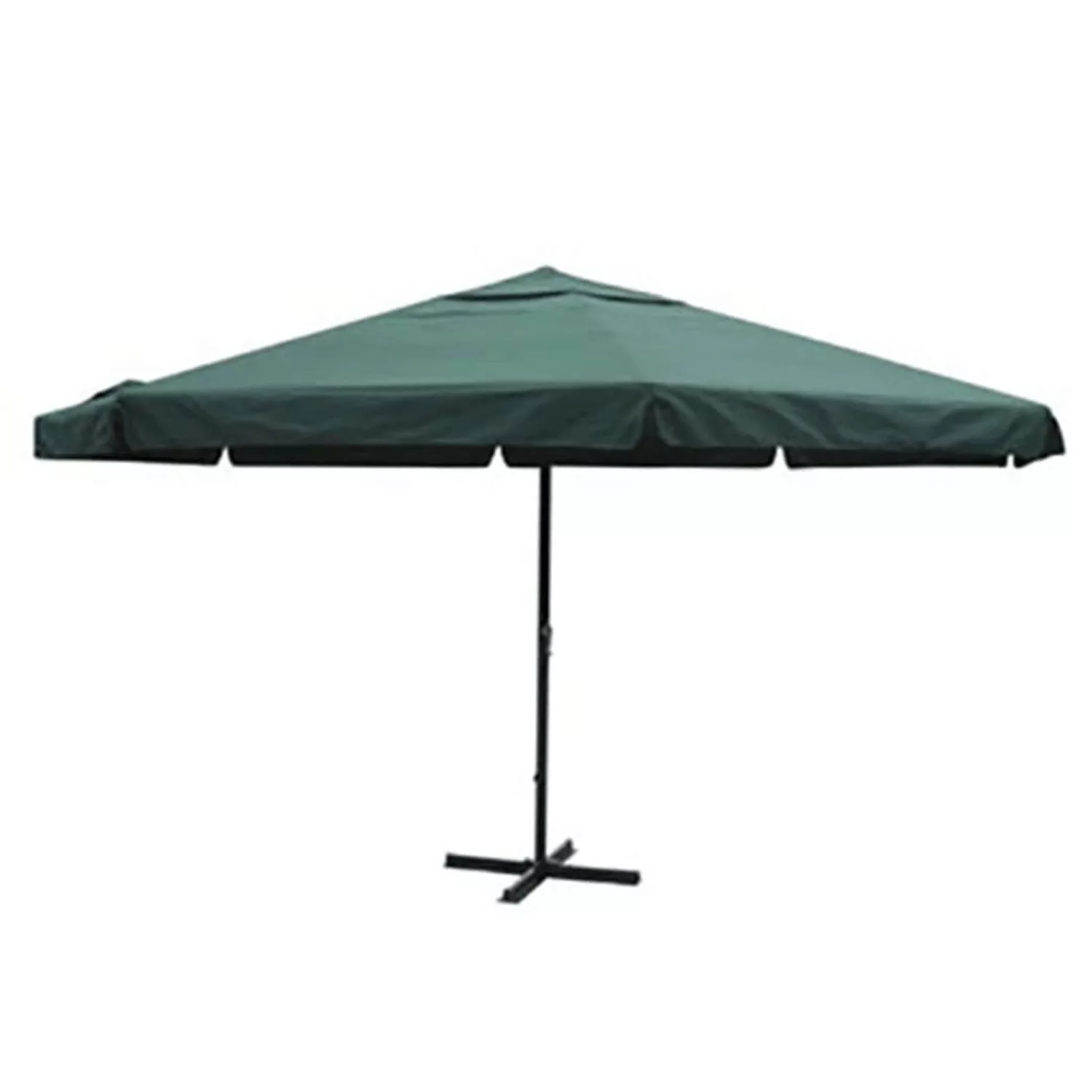 furnicato Sonnenschirm Grün Aluminium 500 cm günstig online kaufen