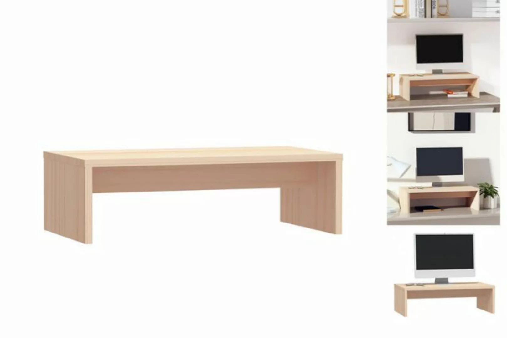 vidaXL TV-Schrank Monitorständer 50x27x15 cm Massivholz Kiefer günstig online kaufen