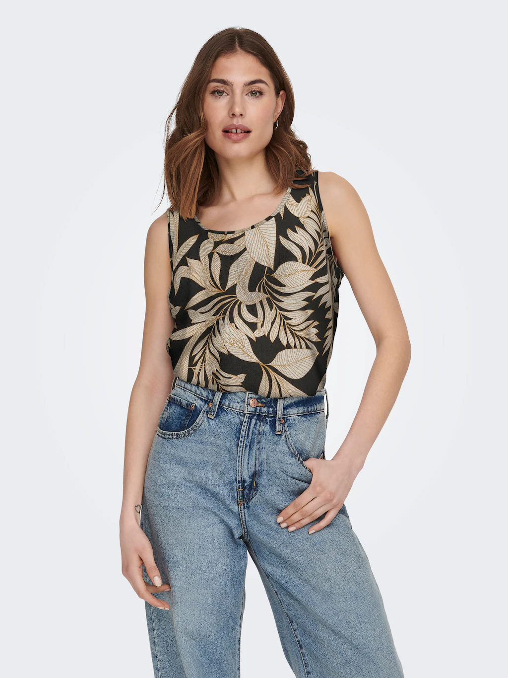 ONLY Blusenshirt "ONLNOVA LIFE S/L TOP AOP PTM" günstig online kaufen