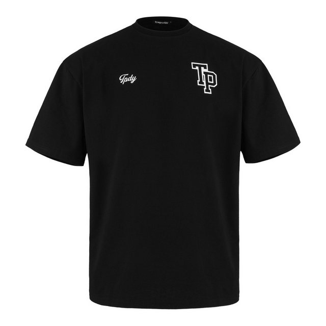 trueprodigy Oversize-Shirt Cornelius Logoprint Rundhals dicker Stoff günstig online kaufen