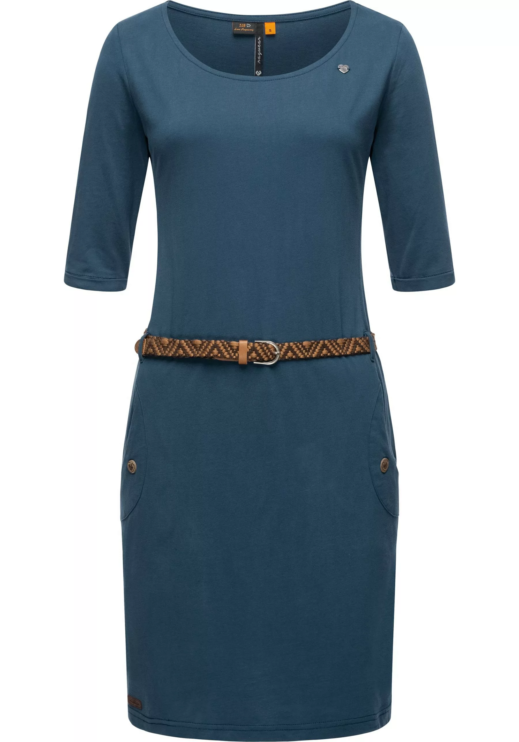 Ragwear Shirtkleid "Tannya Solid", (2 tlg.), stylisches Damenkleid mit Gürt günstig online kaufen