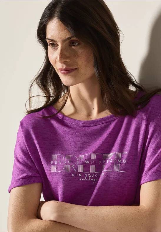 Cecil Print-Shirt, im angenehmen Materialmix günstig online kaufen