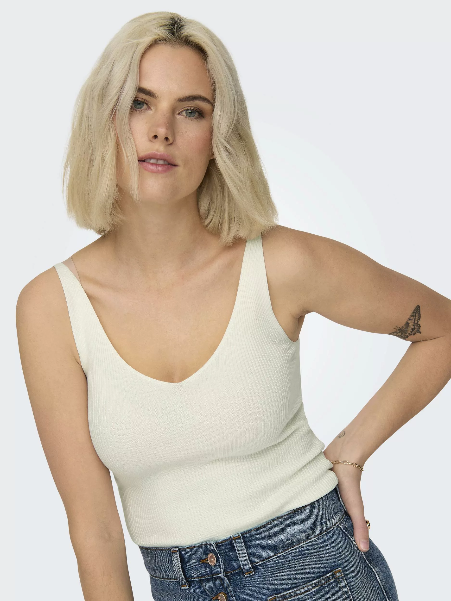 Jdy Nanna Ärmelloses T-shirt XL Cloud Dancer günstig online kaufen