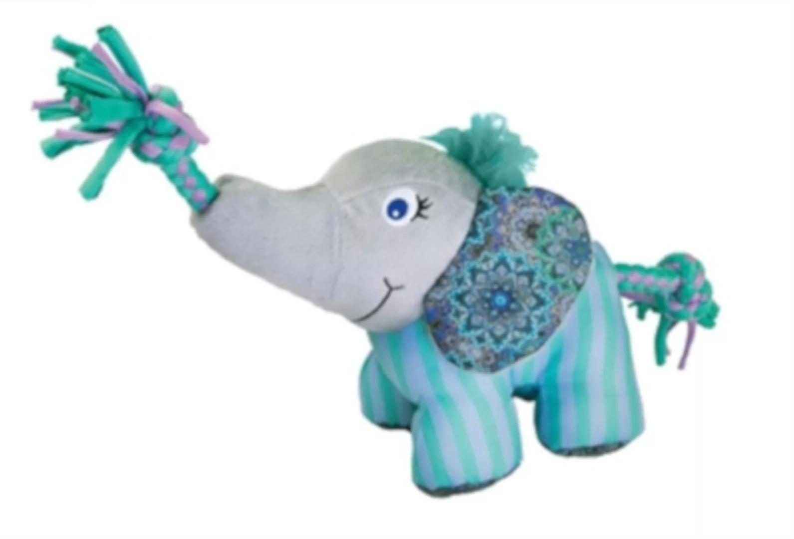 Hundespielzeug Elefantenkeule 36 Cm Polyester Blau günstig online kaufen