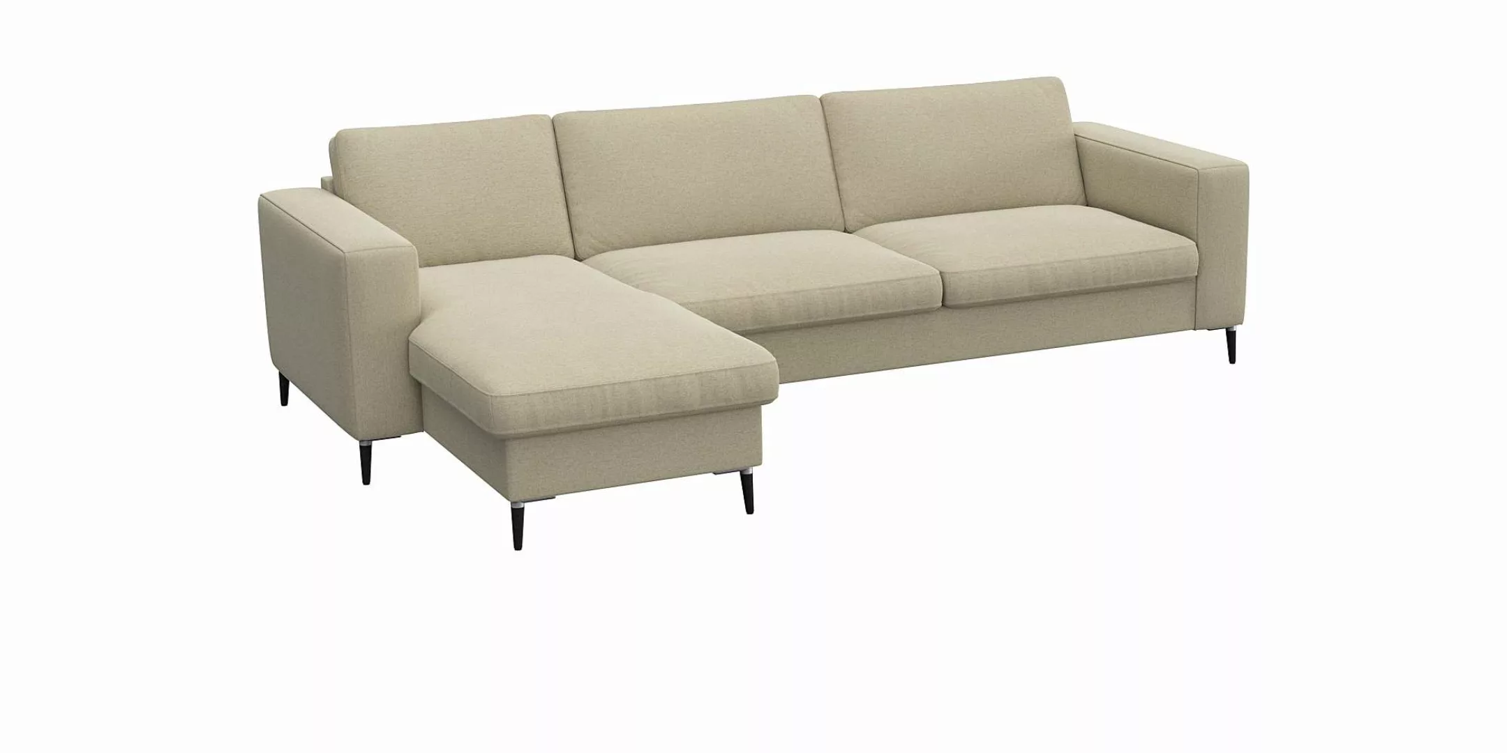 FLEXLUX Ecksofa »Fiore, superbequemer Sitzkomfort durch Kaltschaum im Sitz, günstig online kaufen