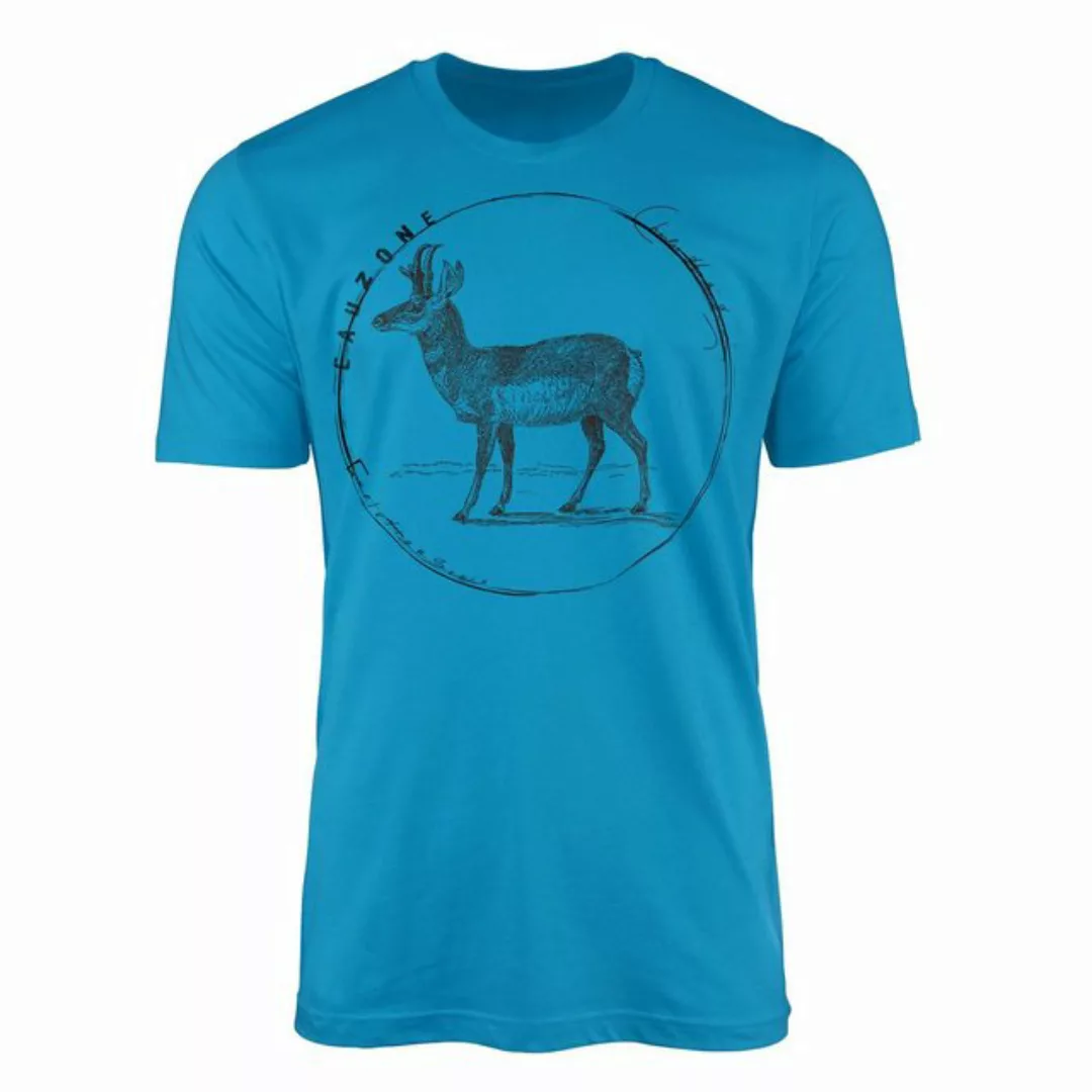 Sinus Art T-Shirt Evolution Herren T-Shirt Gabelbock günstig online kaufen