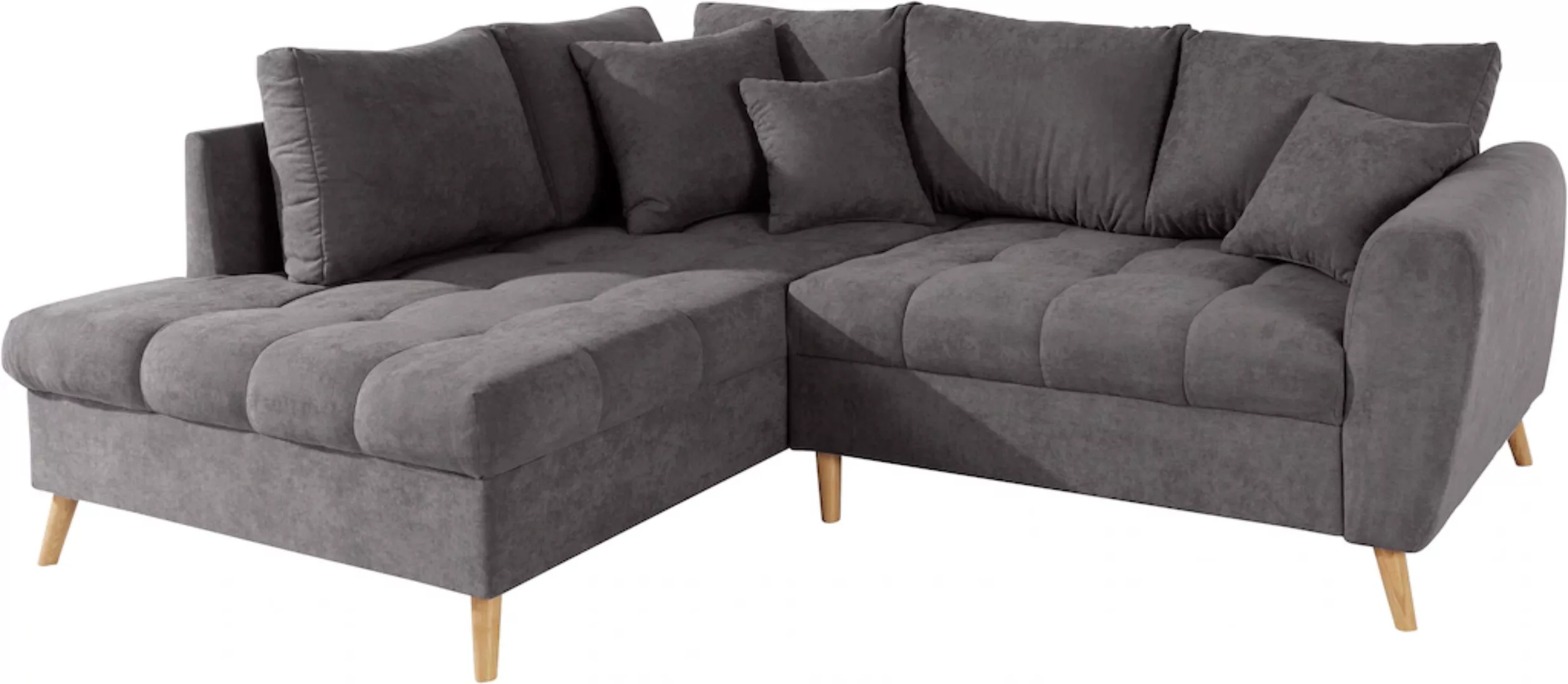 Home affaire Ecksofa "Blackburn II, L-Form", Mit Kaltschaumpolsterung bis 1 günstig online kaufen