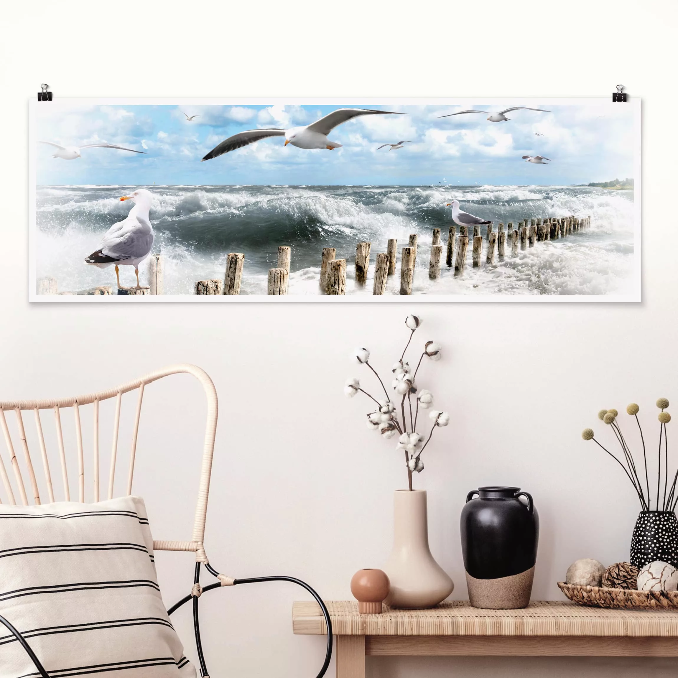 Panorama Poster Natur & Landschaft No.YK3 Absolut Sylt günstig online kaufen