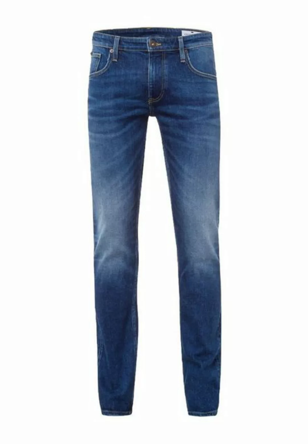 Cross Jeans Herren Jeans Damien - Slim Fit - Blau - Dark Blue günstig online kaufen