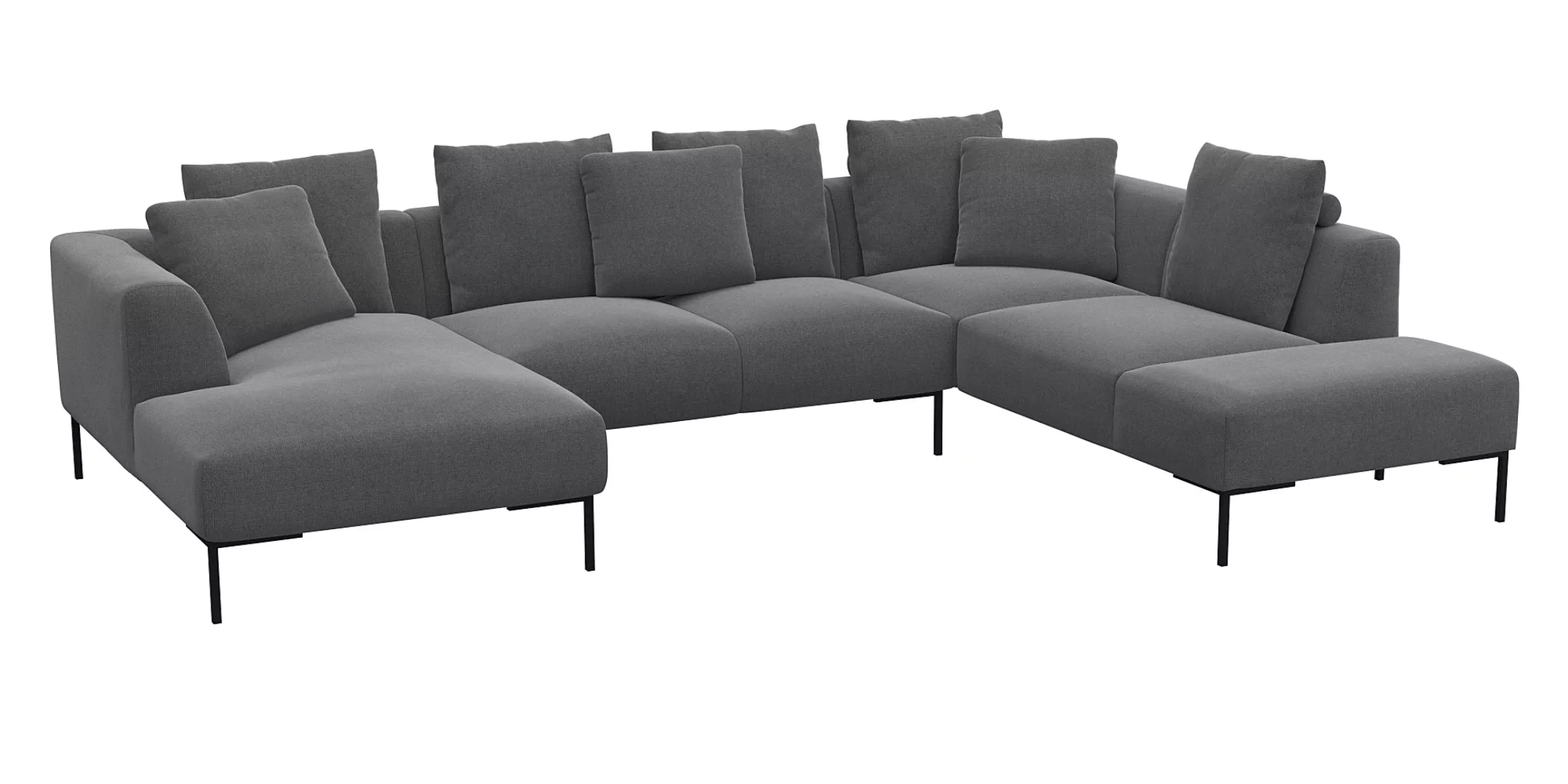 FLEXLUX Ecksofa »Sava U-Form, bequem und komfortabel durch den hochwertigen günstig online kaufen