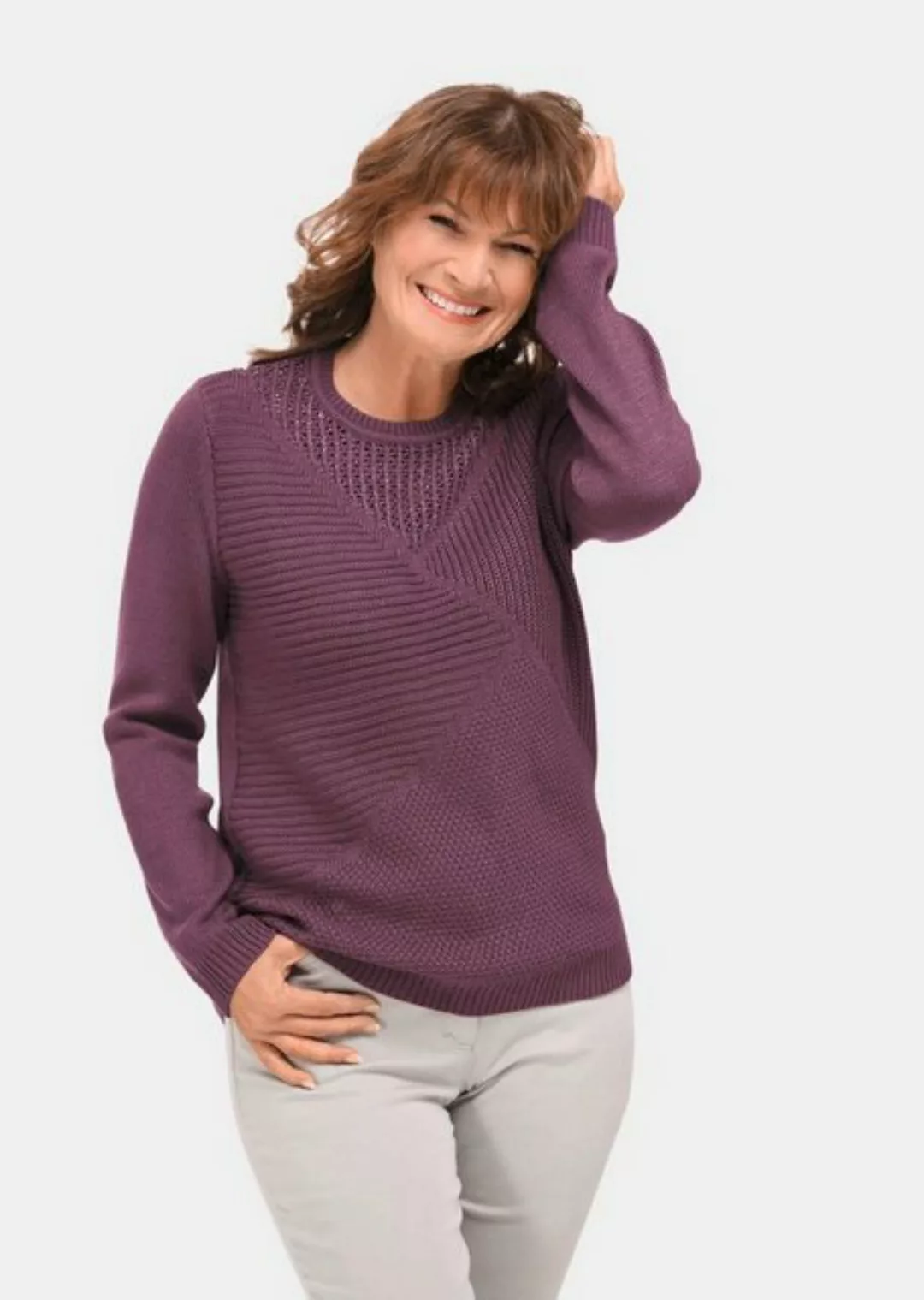 GOLDNER Strickpullover Kurzgröße: günstig online kaufen