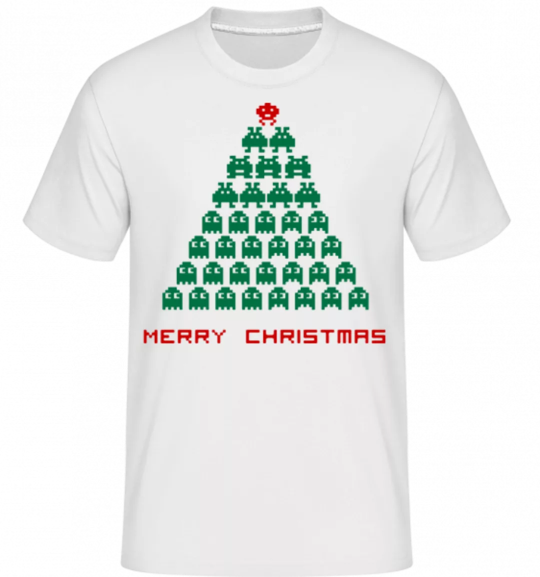 Merry Christmas Pixel Monster · Shirtinator Männer T-Shirt günstig online kaufen