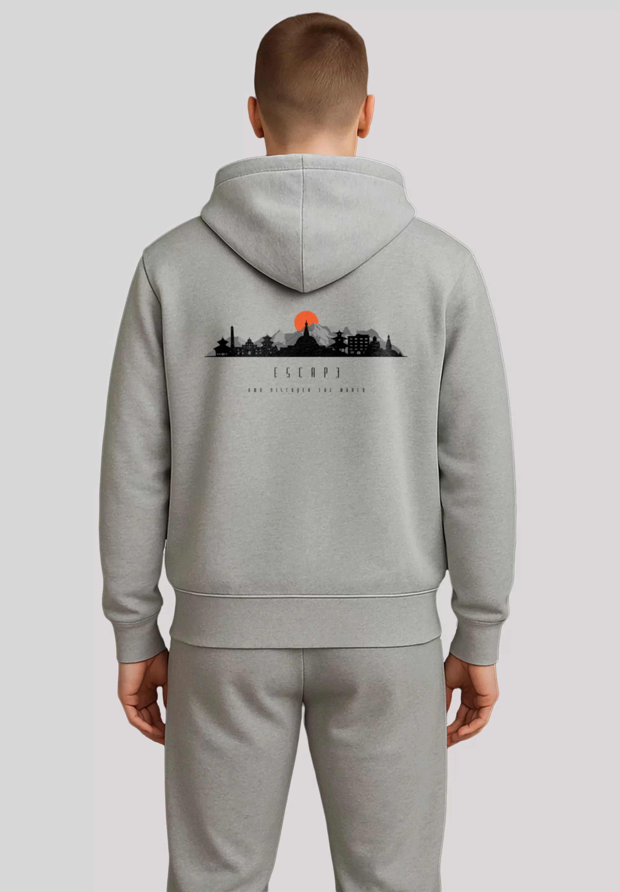F4NT4STIC Kapuzenpullover "Escape Discover the World Asian Town", Premium Q günstig online kaufen