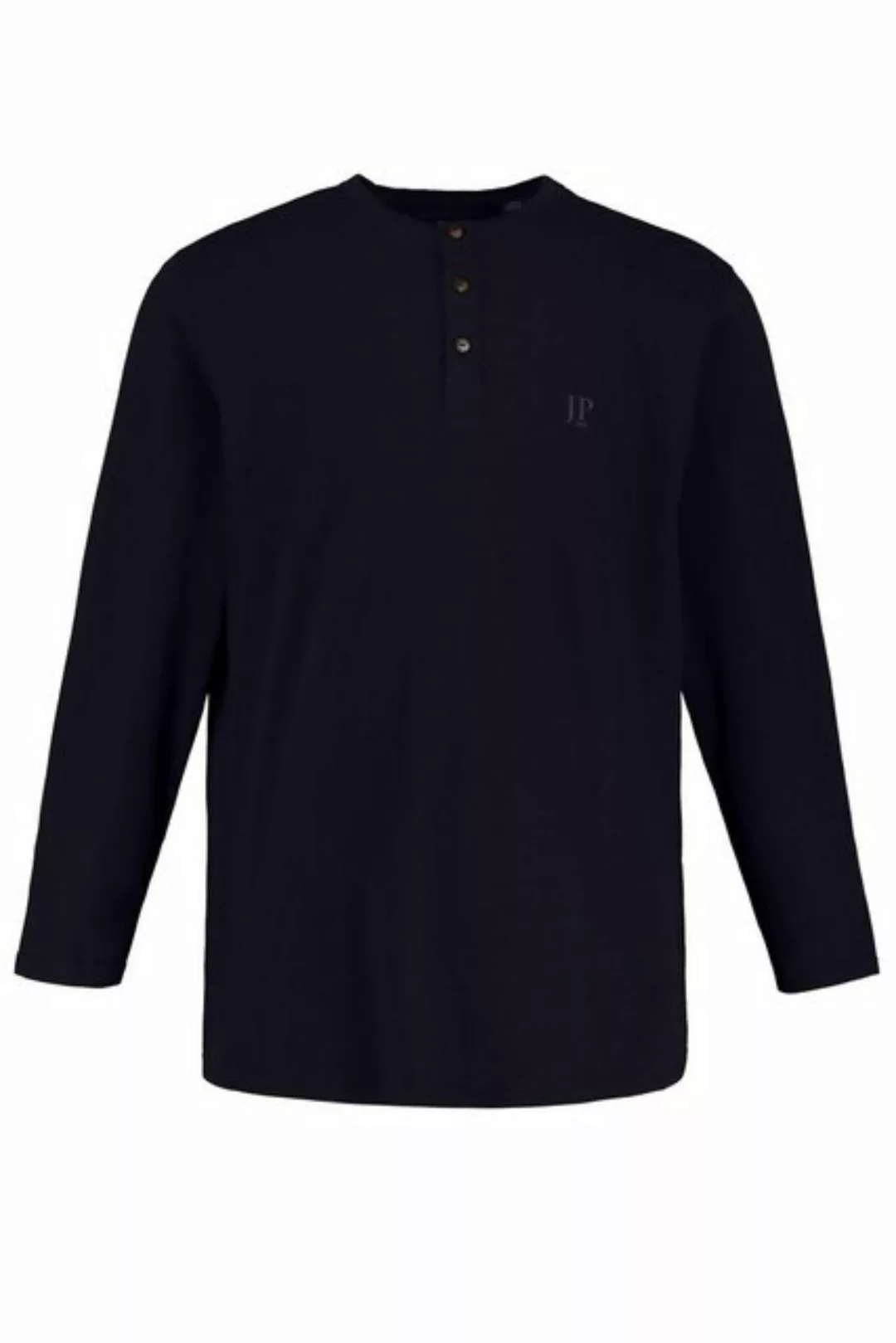 JP1880 T-Shirt JP 1880 Henley Basic Shirt Langarm Knopfleiste günstig online kaufen