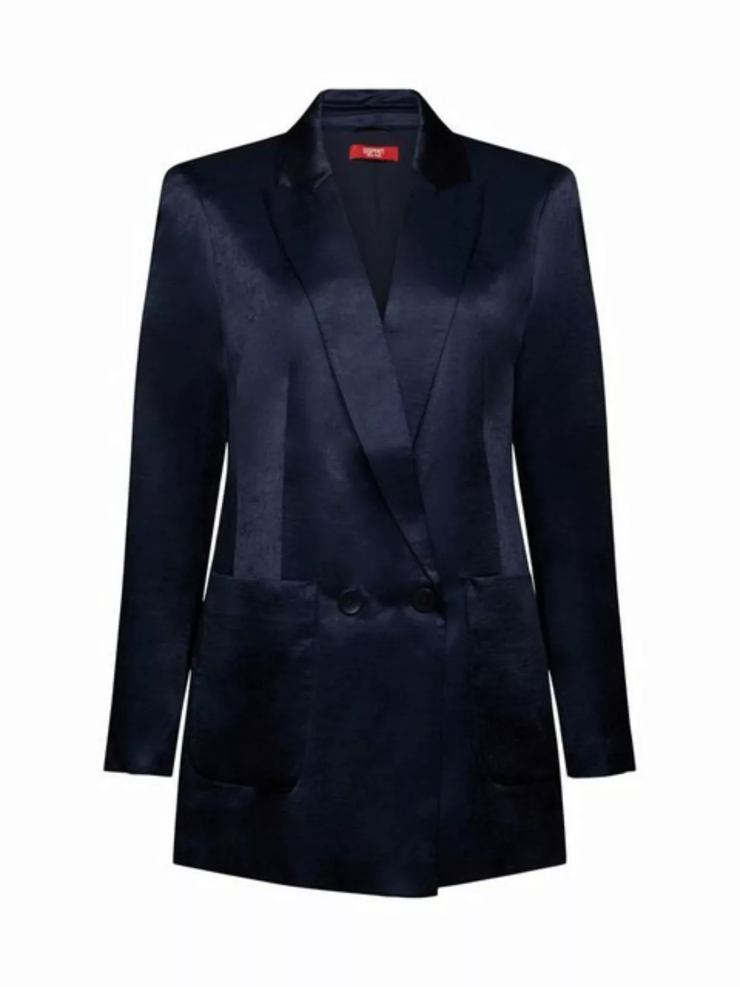 Esprit Longblazer Doppelreihiger Satinblazer günstig online kaufen