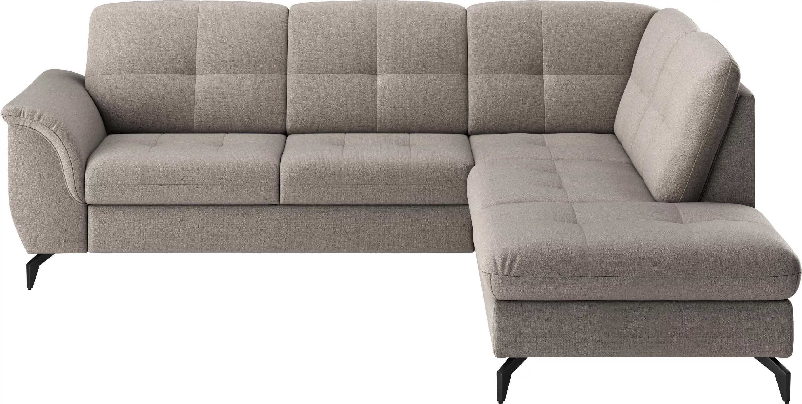 sit&more Ecksofa "Zora L-Form", wahlweise mit Bettfunktion und Bettkasten günstig online kaufen