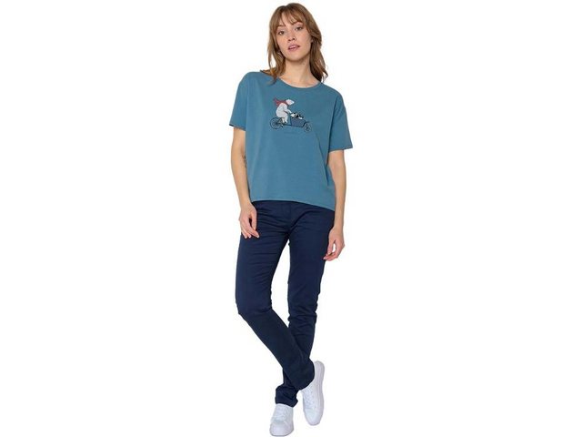 GreenBomb T-Shirt GREENBOMB Bio-Damen-T-Shirt 'Cargo Bear' weit gesc günstig online kaufen