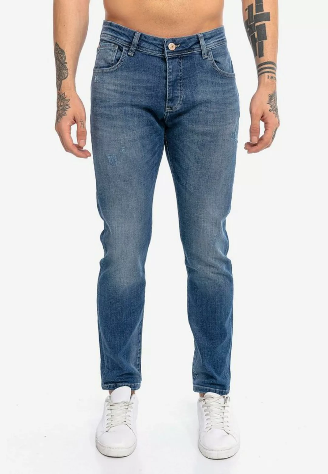 RedBridge Slim-fit-Jeans "Newport News Faded Wave", mit cooler Waschung günstig online kaufen