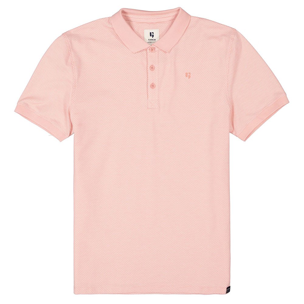 Garcia Kurzarm Polo Shirt XL Melon Orange günstig online kaufen