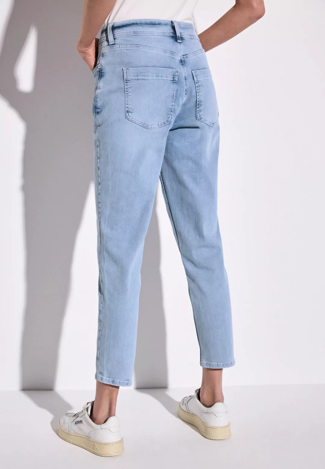 STREET ONE Loose-fit-Jeans, High Waist günstig online kaufen