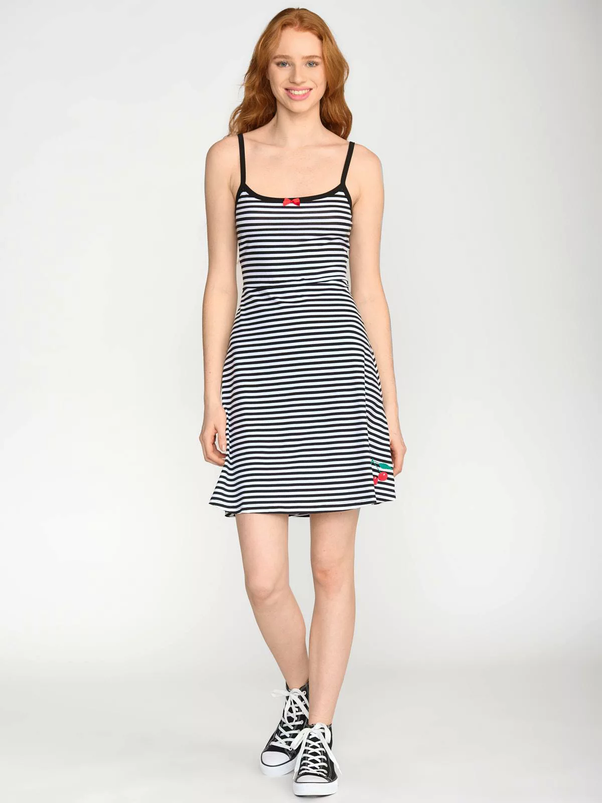 Pussy Deluxe Stripey Classic Dress female schwarz/weiß günstig online kaufen