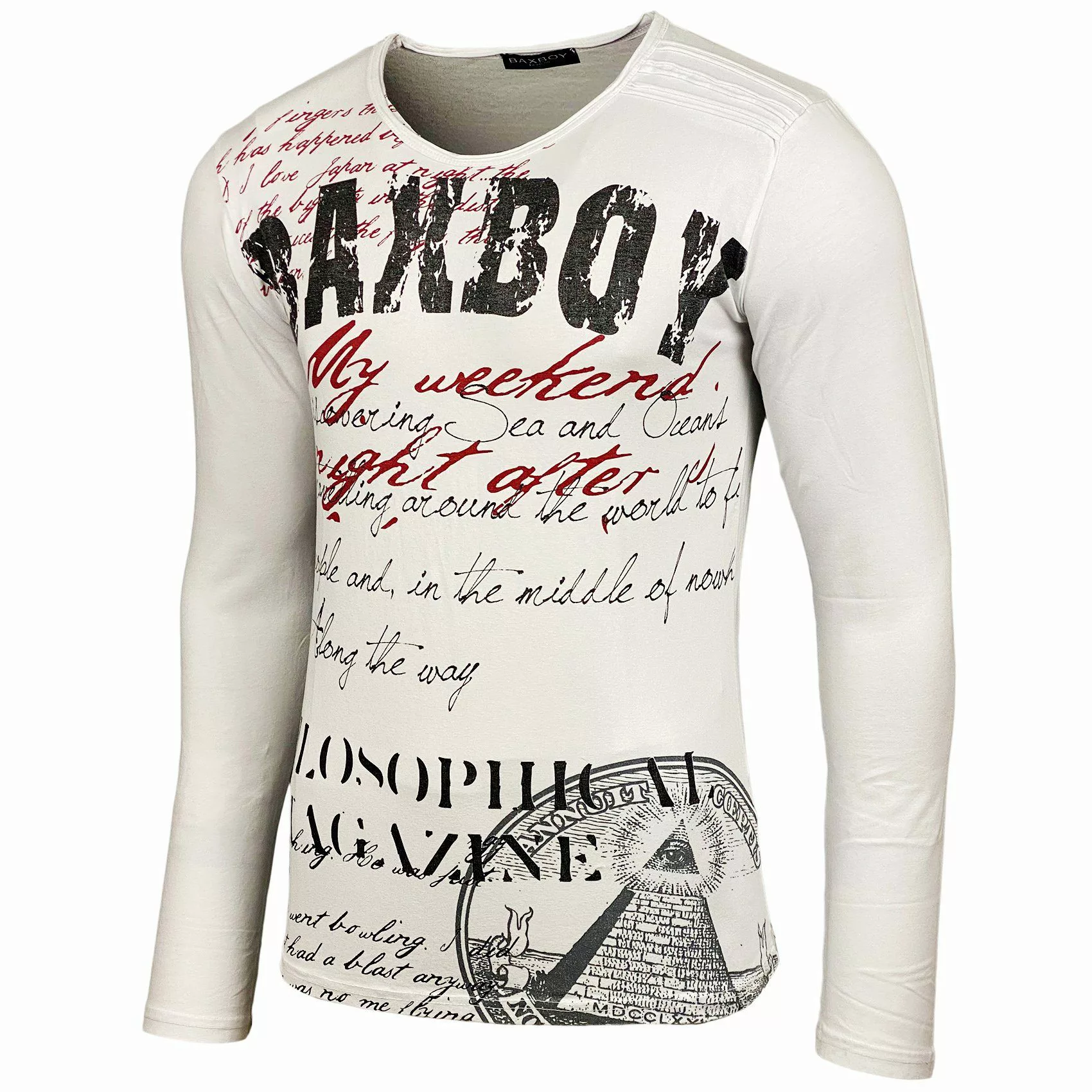 Baxboy Longshirt BAXBOY Herren Langarmshirt Oil günstig online kaufen