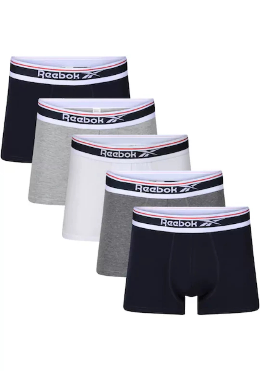 Reebok Boxer »Mens RBK Sports Trunks JAY«, (5er Pack) günstig online kaufen