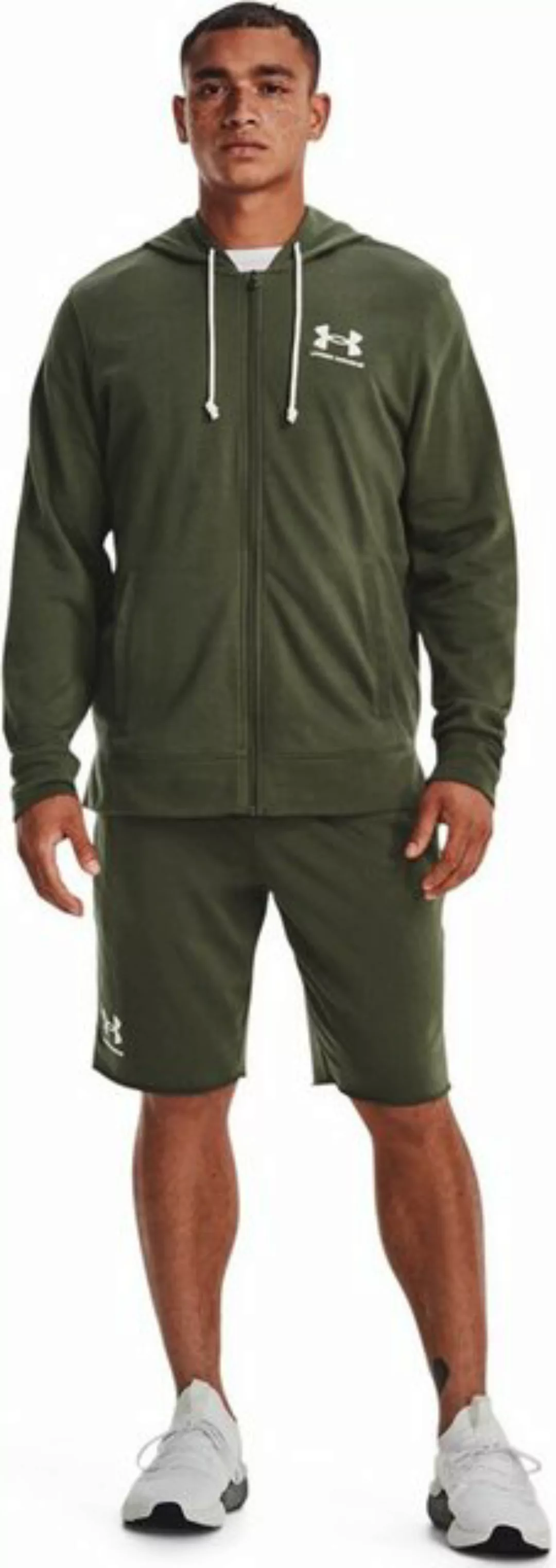 Under Armour® Anorak UA RIVAL TERRY LC FZ MARINE OD GREEN günstig online kaufen