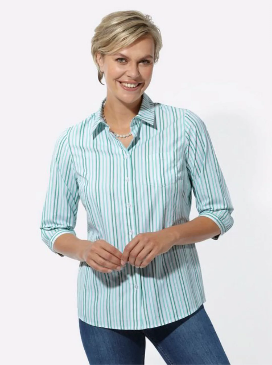 Witt Klassische Bluse Gestreifte Bluse günstig online kaufen