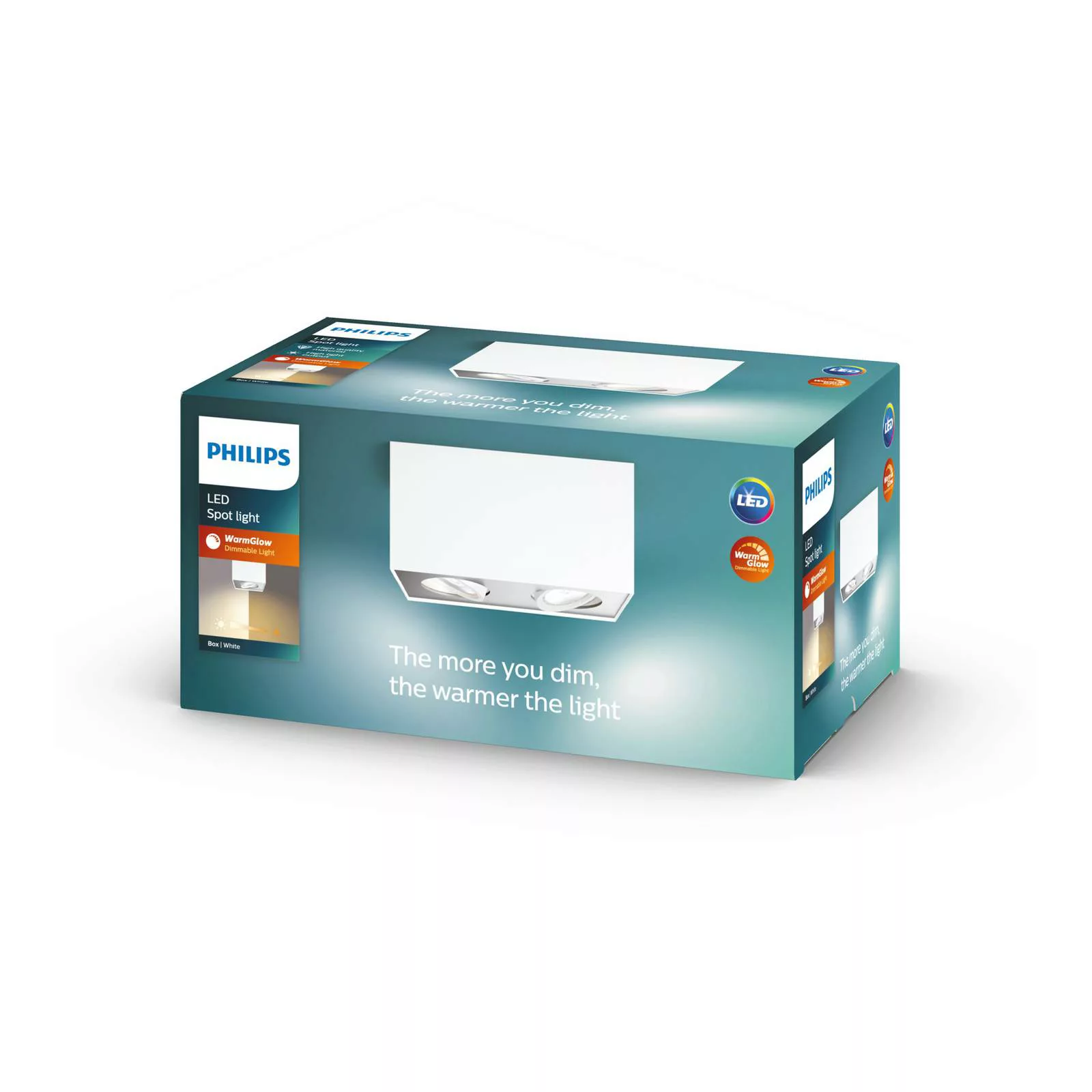 LED Spot Box in Weiß 2x 4,5W 1000lm günstig online kaufen