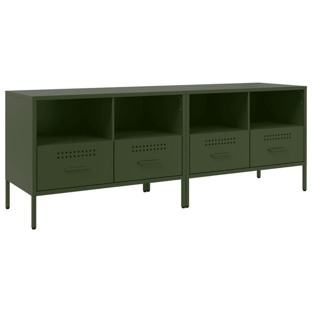 vidaXL TV-Schrank TV-Schränke 2 Stk. Olivgrün 68x39x50,5 cm Kaltgewalzter S günstig online kaufen