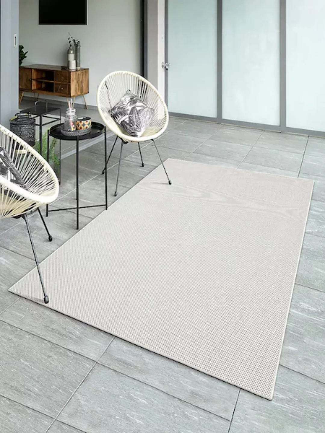 the carpet Teppich »Mistra«, rechteckig, 1 mm Höhe, moderner robuster In un günstig online kaufen