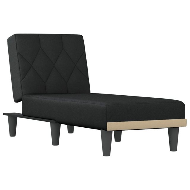 vidaXL Chaiselongue Schwarz Stoff Modell 9 günstig online kaufen