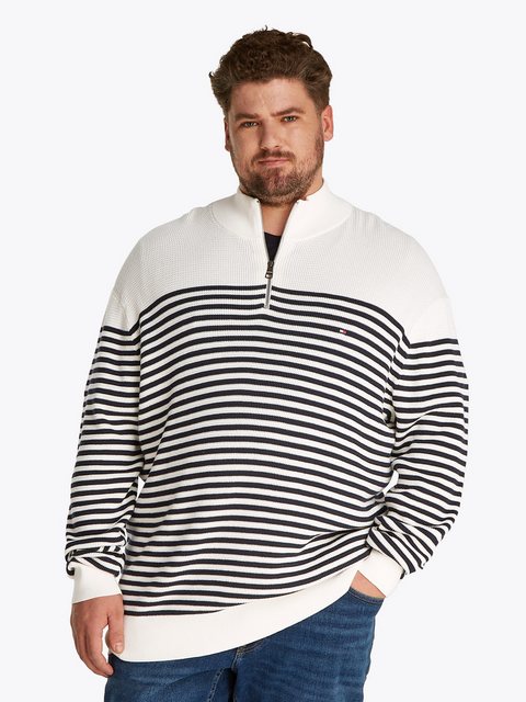 Tommy Hilfiger Big & Tall Troyer BT-RACKING STRUCTURE ZIP MOCK-B Große Größ günstig online kaufen