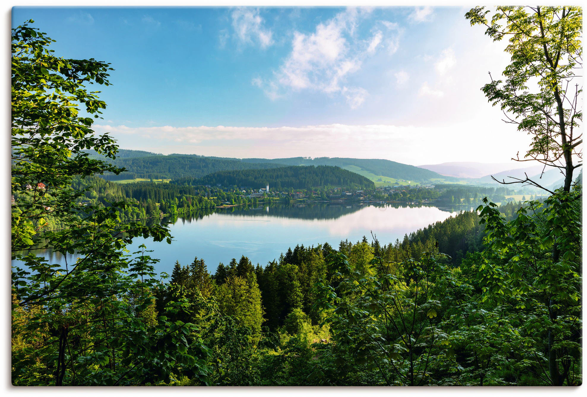 Artland Wandbild "Blick auf den Titisee im Schwarzwald", Seebilder, (1 St.) günstig online kaufen