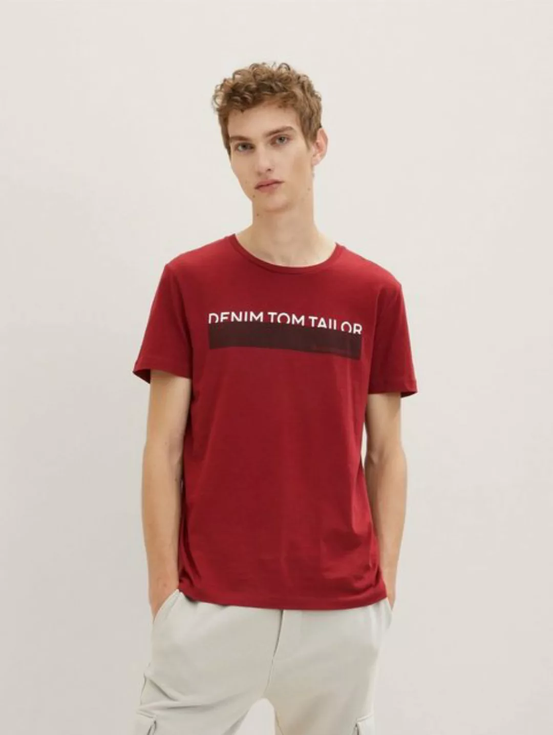 TOM TAILOR Denim T-Shirt, in verschiedenen Farben günstig online kaufen