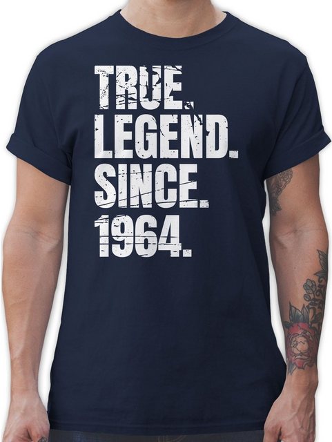 Shirtracer T-Shirt True Legend since 1964 Vintage 60. Geburtstag günstig online kaufen