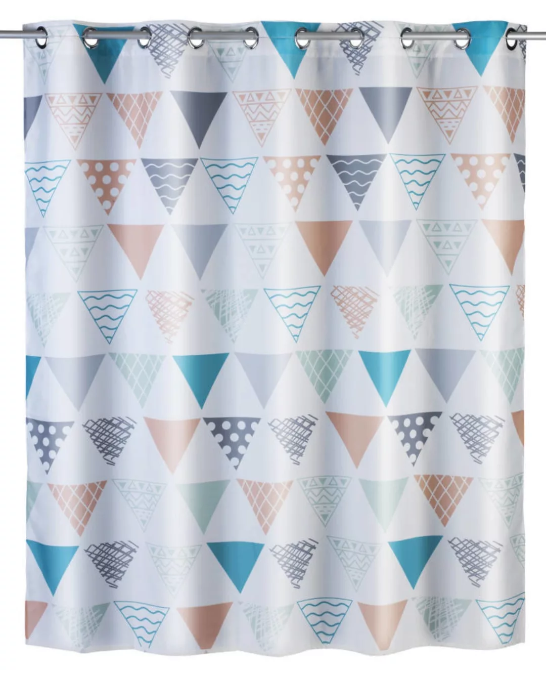 WENKO Anti-Schimmel Duschvorhang Ethno Flex, Textil (Polyester), 180 x 200 günstig online kaufen