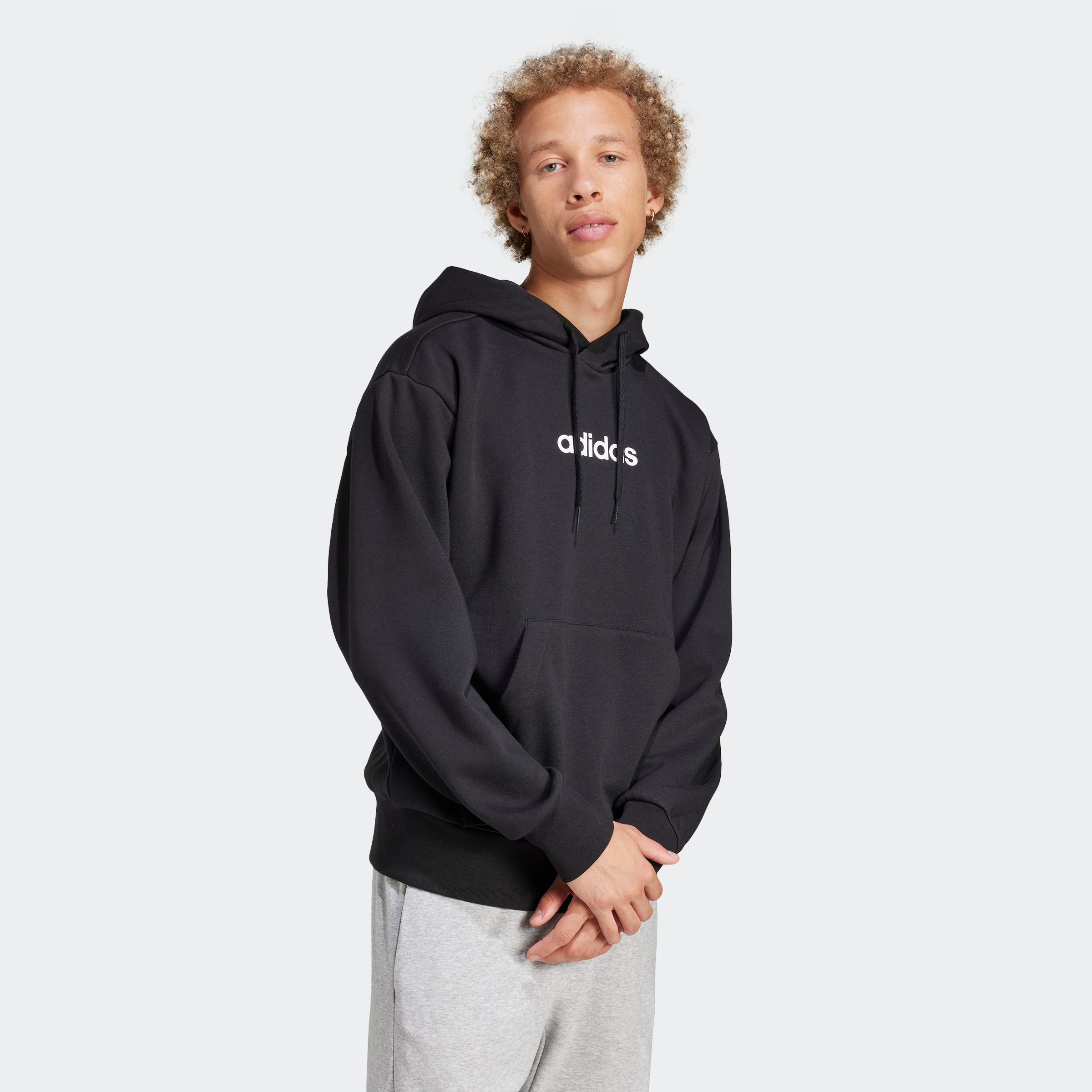 adidas Sportswear Kapuzensweatshirt "M LIN FL HD" günstig online kaufen