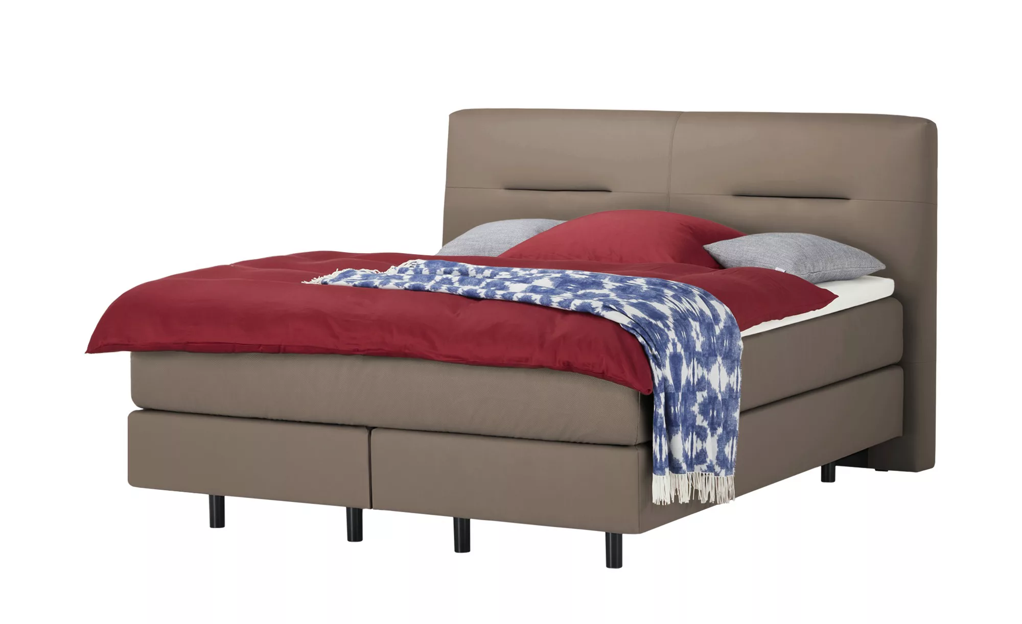 vanDoorn Boxspringbett  Earl ¦ beige ¦ Maße (cm): B: 196 H: 126 Betten > Ko günstig online kaufen